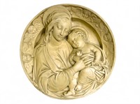 Madonna and Child Large 3D Plaque