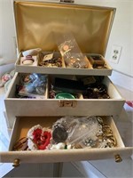 Jewelry box and costume jewelry