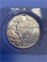 1993 one troy ounce silver .999