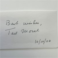 Tad Mosel original signature