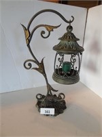 Lantern on Stand w Candle