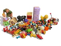 Vtg toys including Disney, tin toys, snoopy and