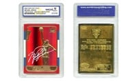 23K Gold Michael Jordan Fleer Red Prizm Card