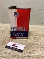 Metal Royal hydraulic jack oil can