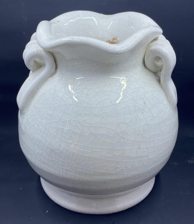 Ceramic Cracklaquer Urn