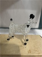 Blown glass Poodle and windmill