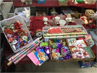 Christmas and Other Holiday Wrap, Ribbon, Bows,