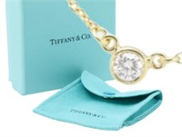 18k Gold Tiffany & Co. Diamond Necklace