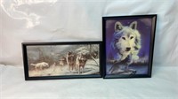 3-D wolf picture a lot