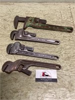 Rigid pipe wrenches