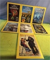 1987 National Geographic magazines