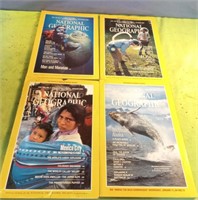 1984 National Geographic magazines