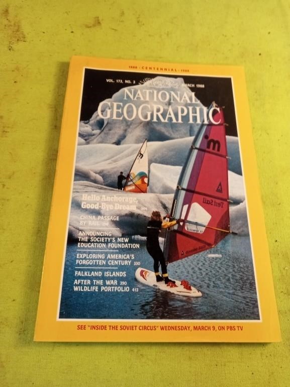 1988 National Geographic magazine