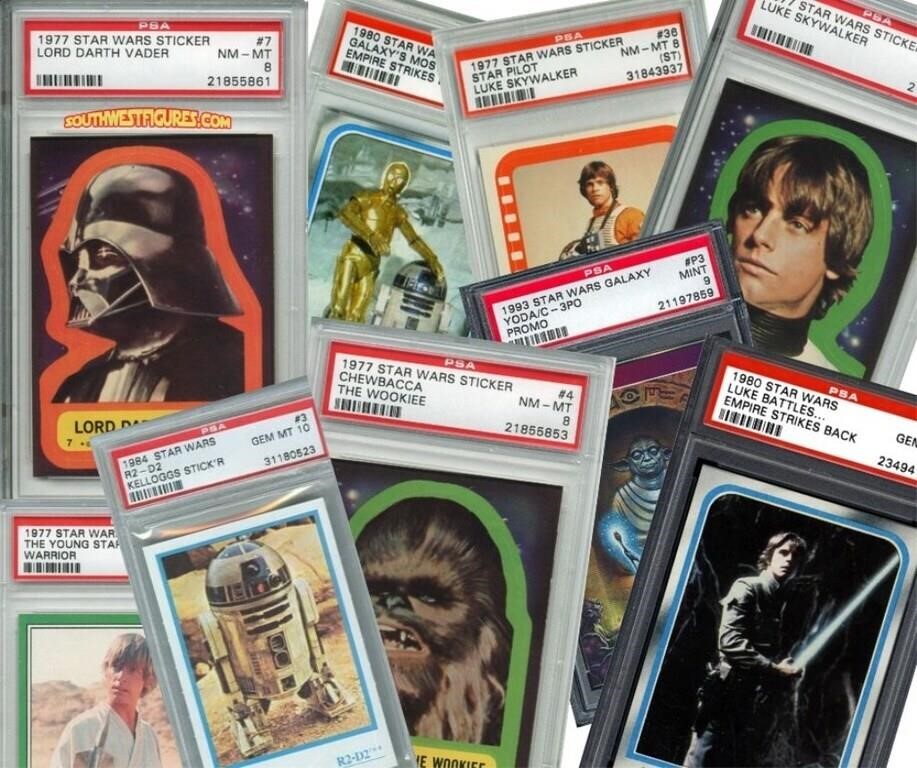 Graded Star Wars Card Lot
