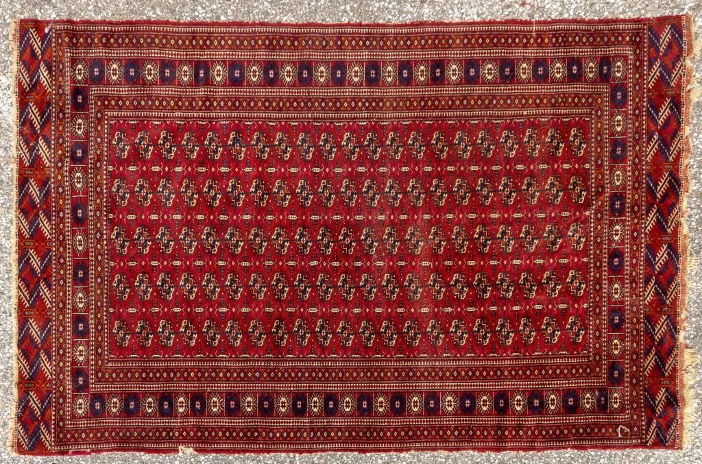 Semi-Antique Oriental Bokhara Rug > 4x6