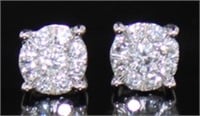 10kt Gold Brilliant 1/4 ct Diamond Stud Earrings