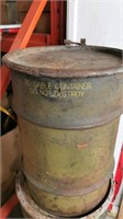 Vintage military Reusable Drum