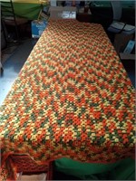 Handmade crochet quilt 88 x 76