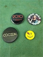Vintage buttons, mad max, cocoon