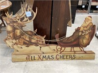 Wooden "All Xmas Cheers" Sign