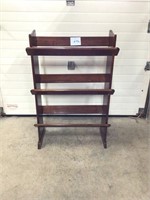 Vintage 3-Tier Wood bookcase / Book Trough
