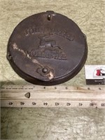 John Deere cast iron planter box lid
