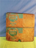 Vintage Quaker State Motor Oil metal sign