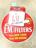 L+M cigarette sign