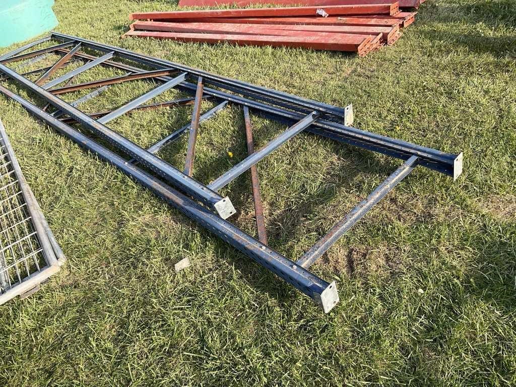 One section 20’ tall pallet racking,  2 uprights