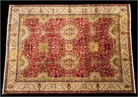 Hand-knotted Persian carpet