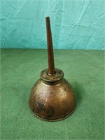 Vintage Small Copper Oil Can 5" tall
