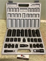 Socket sets standard and metric 3/8 and a half