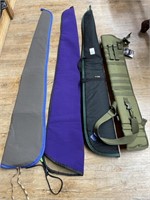 Shooter's Gear Rifle Bag & 3 Cloth Gun Cases