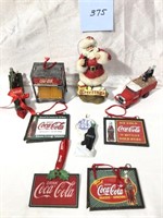 Coca Cola Christmas Ornaments  9 pcs.