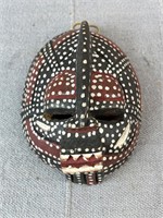 Vintage African Baluba Wooden Carved Mask