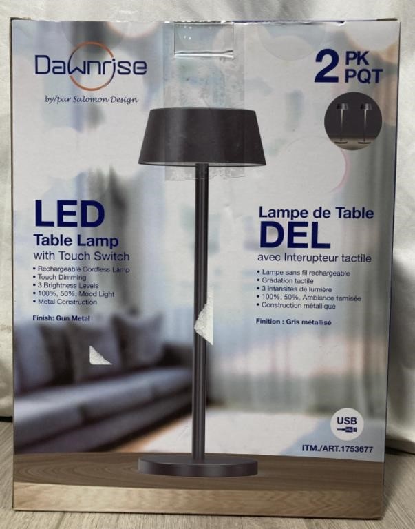 Dawnrise Led Table Lamp With Touch Switch