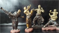 Ceramic Japanese Martial Arts Figurines
