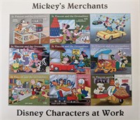 Mickey's Merchants Disney Characters at Work Stamp