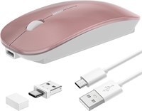 Blutooth Wireless Mouse, Rose Gold