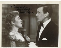 The Miniver Story Walter Pidgeon signed movie phot
