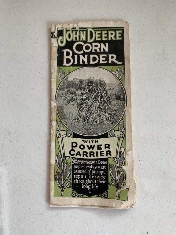 John Deere Corn Binder Manual