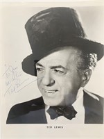 Ted Lewis signed photo