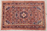 Antique Persian Handmade Rug >4x7