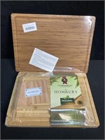 NOS FOUR WOOD CUTTING BOARDS