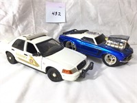2 Die Cast 1/18 scale