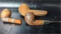 Vintage Tobacco Pipes & Case (see all photos for