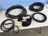Various Sizes And Types Of Belts