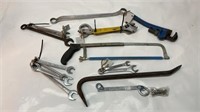 Tool a lot Crowbar Saw , wrenches