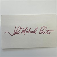 Broadway actor John-Michael Flate original signatu