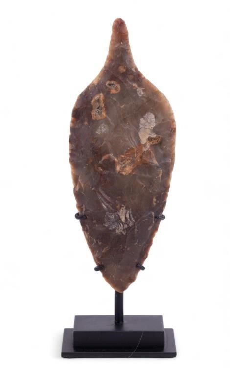 Neolithic Flint Crescent Knife